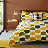 Orla Kiely Duvet Cover & Pillowcases - VARIOUS SIZES - Block Stem Sicilian Lemon