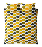 Orla Kiely Duvet Cover & Pillowcases - VARIOUS SIZES - Block Stem Sicilian Lemon