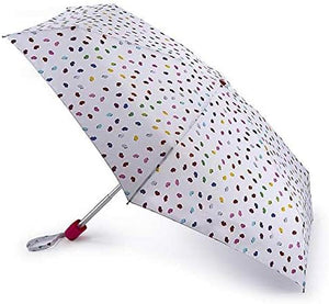 Lulu Guinness Tiny-2 Lightweight Compact Umbrella - Confetti Lip