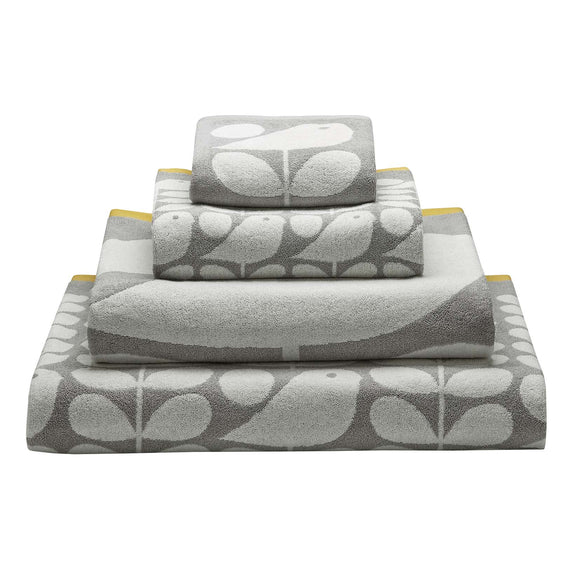 Orla Kiely Towels - Early Bird Granite