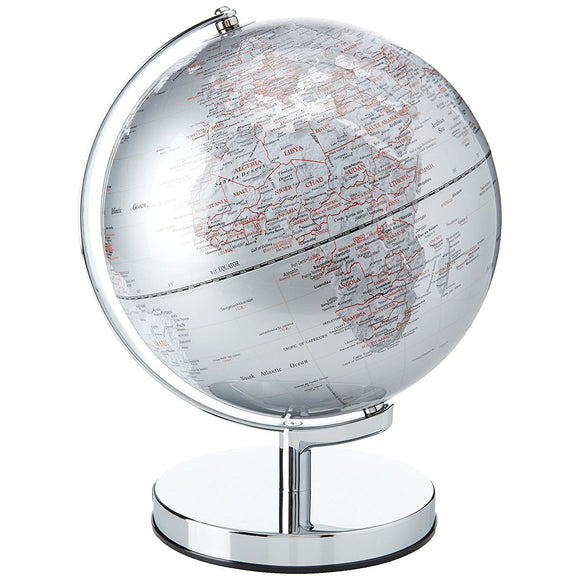 Gentlemen's Hardware 10 Inch Globe Light - Silver