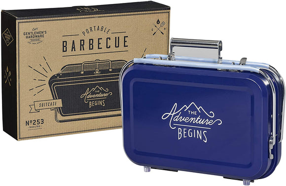 Gentlemen's Hardware Suitcase-Style Portable BBQ