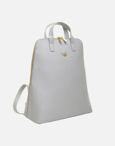 Alice Wheeler London Ladies Vegan Faux Leather Henley Backpack - Grey