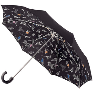 Joules Minilite-2 Lightweight Compact Men's Umbrella - Hunting Birds