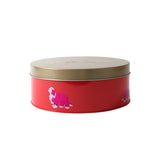 Joules Brights Set of 3 Nesting Cake Tins - Green & Pink Dog Print