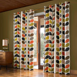 Orla Kiely Multi Stem Multi Eyelet Lined Curtains