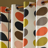 Orla Kiely Multi Stem Multi Eyelet Lined Curtains