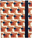 Orla Kiely Set of 2 Slim Ring Binders - Ela Elephant and Bonnie Bunny