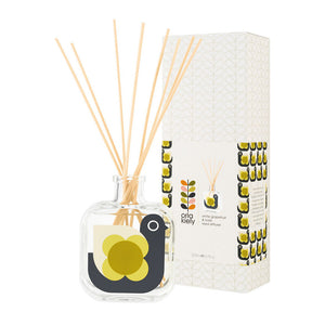 Orla Kiely Hen Reed Diffuser - White Grapefruit & Basil