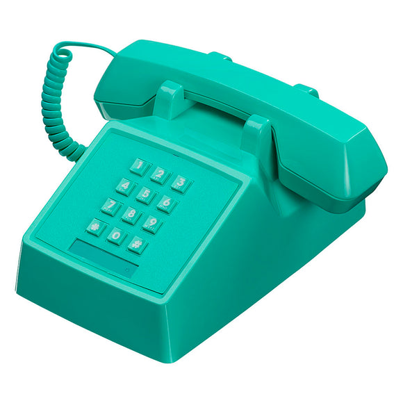 Retro 1980s Style 2500 Telephone in Miami Turquoise