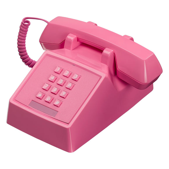 Retro 1980s Style 2500 Telephone in Flamingo Pink